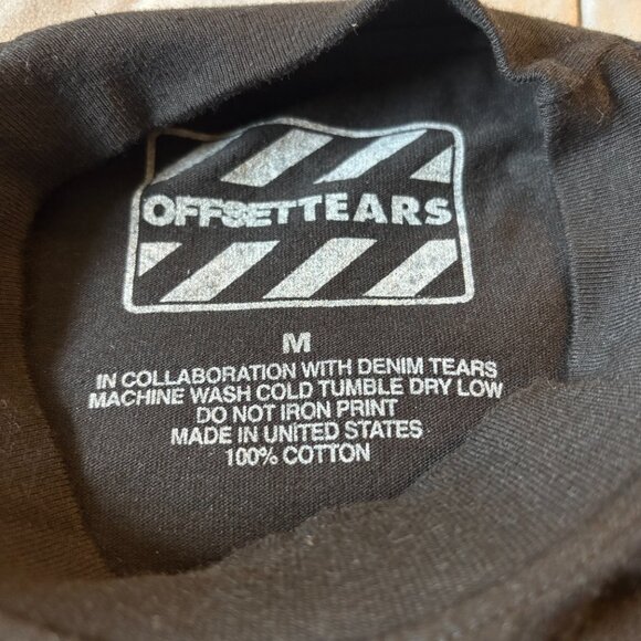 Denim Tears x Offset Set It Off #1 T-shirt Black - Picture 4 of 4